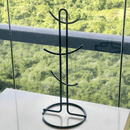 Suporte para Xícaras e Canecas em Aço Preto 15,2cm