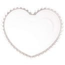 Xícara de Chá Cristal com Prato de Coração Pearl - 180 ml