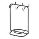 Suporte para Xicaras e Pires de Café Aço Ônix