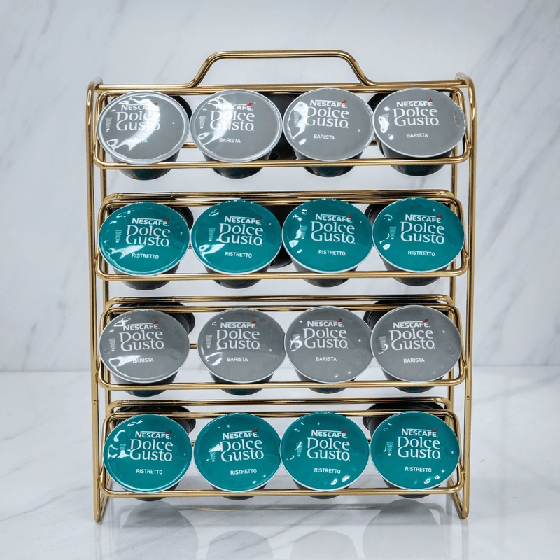 Organizador Porta Cápsulas de Café Dolce Gusto Dourado