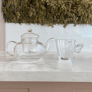 Chaleira de Vidro Borossilicato Resistente ao Calor - 800ml