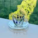 Xícara de Café com Pires Lavanda 80ml