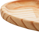 Xícara de Chá Coração com Prato Madeira Pinus 190ml