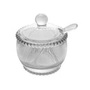 Açucareiro Cristal com Colher Bolinha Pearl - 10 cm