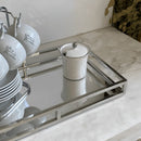 Açucareiro Isabel Porcelana com Tampa Cromado 200ml