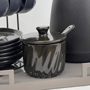 Açucareiro Twist com Colher Preto 250g