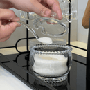 Açucareiro Cristal com Colher Bolinha Pearl - 10 cm