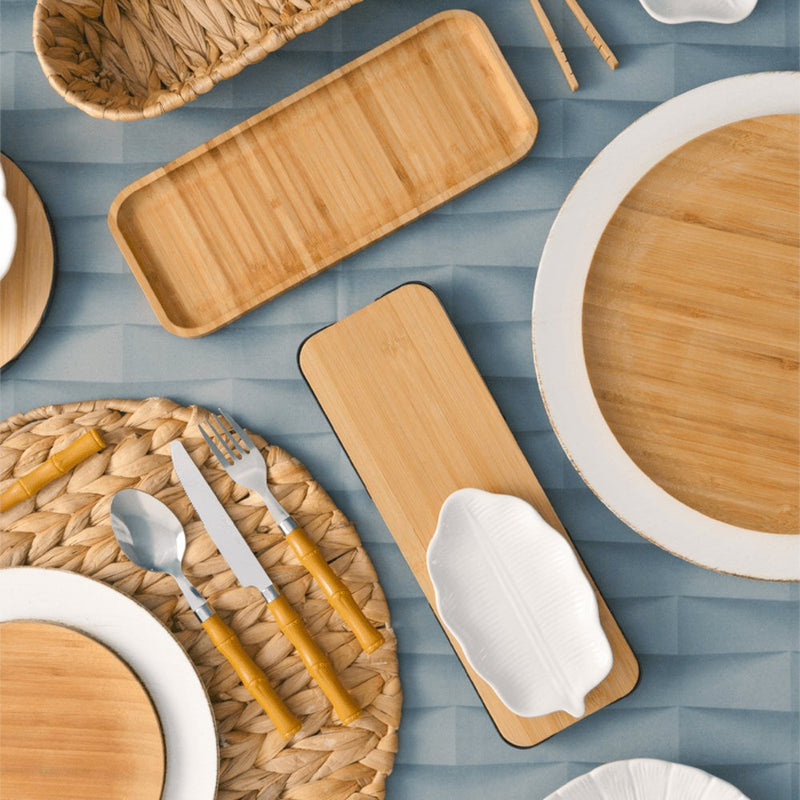 Bandeja de Bambu Hire 28 x 11 cm