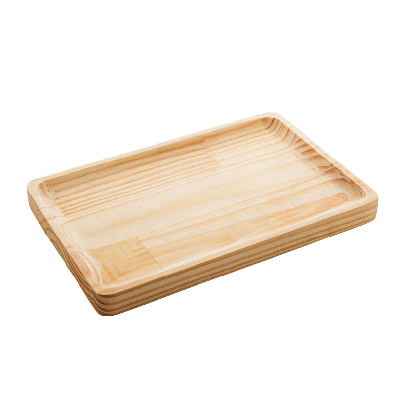 Bandeja de Madeira Pinus 30cm