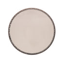 Bandeja de Metal com Espelho Singapura Preto 20cm x 4cm