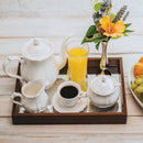 Bandeja Madeira Com Espelho Naturals 55 x 35 cm