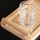 Bandeja Retangular com Alças e Fundo em Treliça 30cm