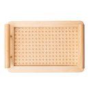 Bandeja Retangular com Alças e Fundo em Treliça 30cm