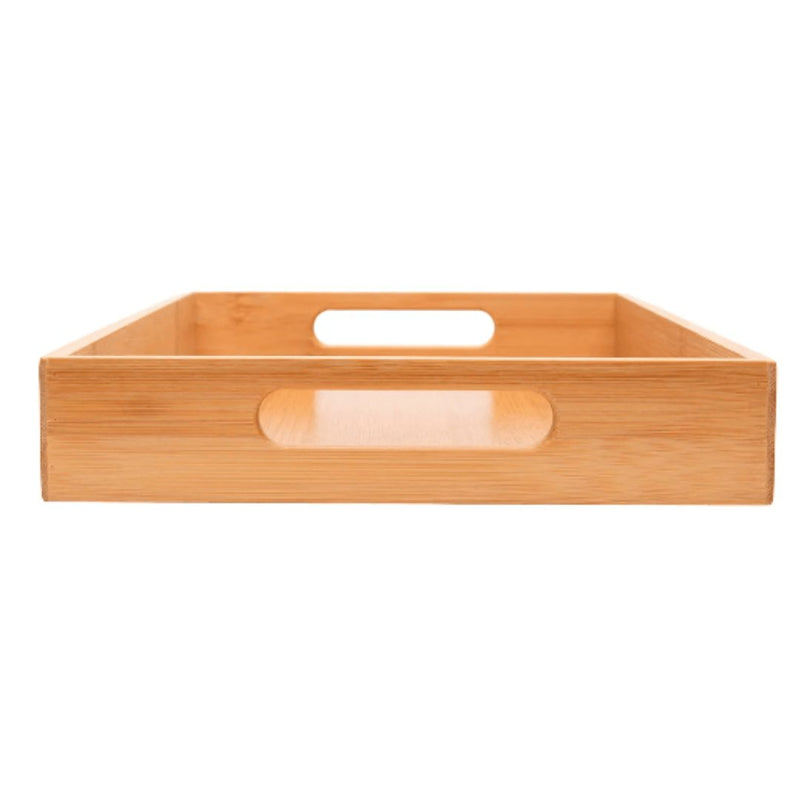 Bandeja Retangular em Bambu 40cm