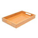 Bandeja Retangular em Bambu 40cm