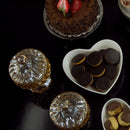 Bomboniere Potiche Louise Cristal de Chumbo com Pé Âmbar 18cm