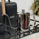 Bule Bico Fino em Aço Inox Cromado 600ml