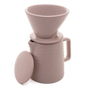 Bule com Suporte para Filtro e Tampa de Cerâmica Areia 600ml