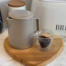 Bule com Suporte para Filtro e Tampa de Cerâmica Areia 600ml