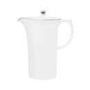 Bule com Tampa em Porcelana Isabel Branco 1,2 Litros