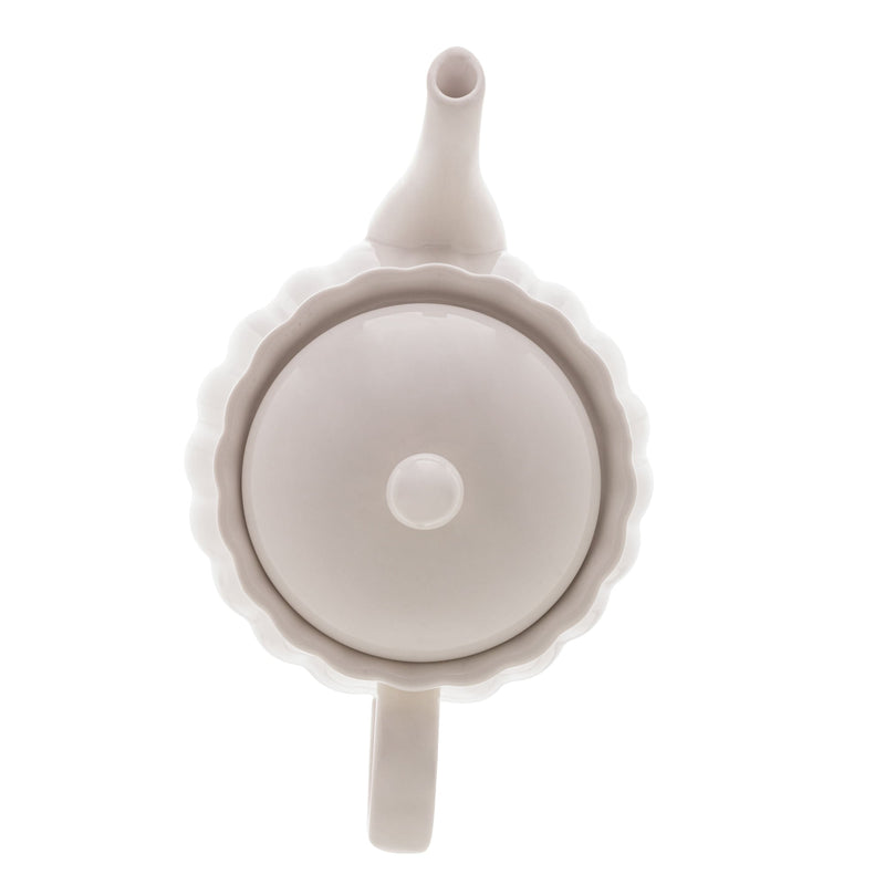 Bule de Porcelana Petala Branco 950ml