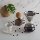 Cafeteira de Vidro com Filtro em Aço Inox 500ml