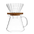 Cafeteira e Filtro de Vidro Borossilicato 500ml