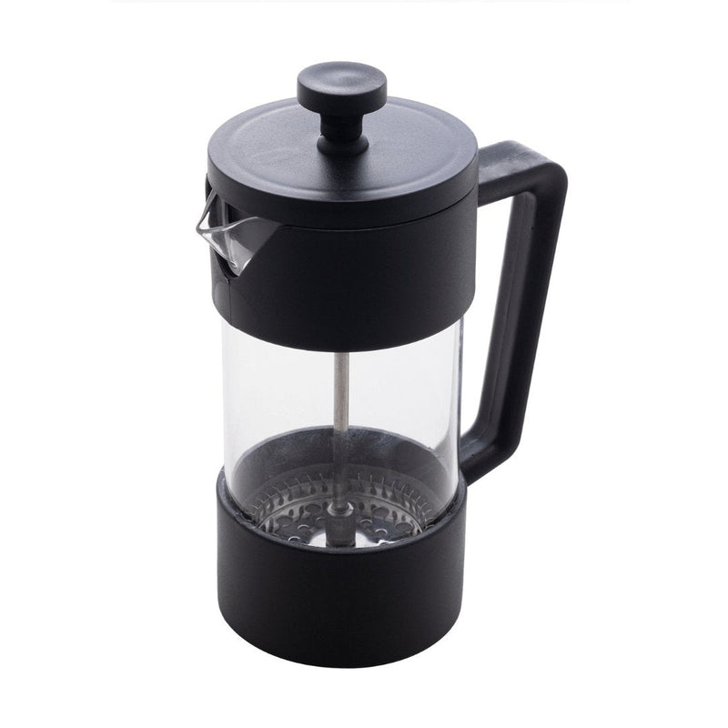 Cafeteira Francesa Prensa Vidro Borossilicato e Plástico Preta 420ml