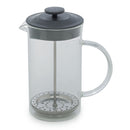 Cafeteira Prensa Francesa em Vidro Borossilicato e Tampa de Plástico Preta 600ml