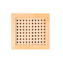 Caixa Organizadora de Bambu com Divisórias e Tampa em Treliça