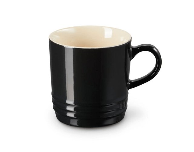Caneca de Cappuccino Black Ônix Preta 200ml Le Creuset