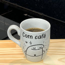 Caneca de Porcelana Meme Branca 350ml