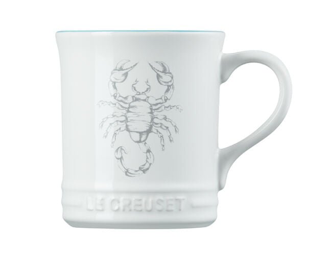 Caneca Seattle Zodíaco Escorpião Branca 400ml Le Creuset