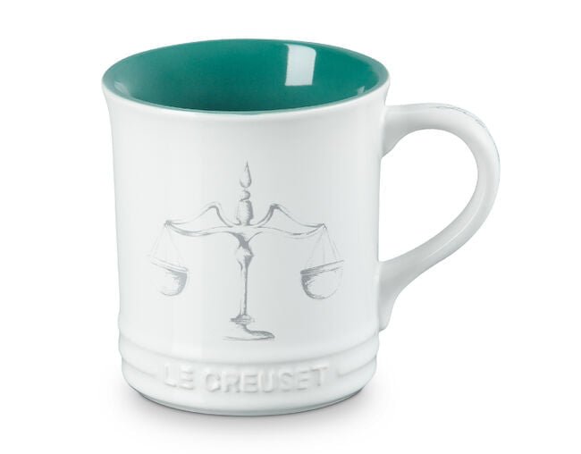 Caneca Seattle Zodíaco Libra Branca 400ml Le Creuset