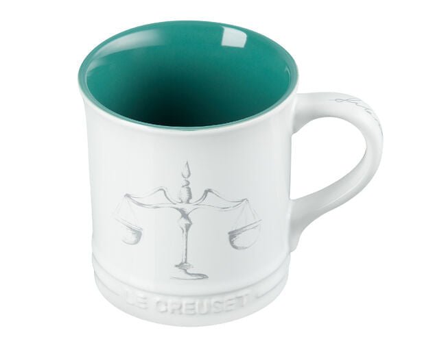 Caneca Seattle Zodíaco Libra Branca 400ml Le Creuset
