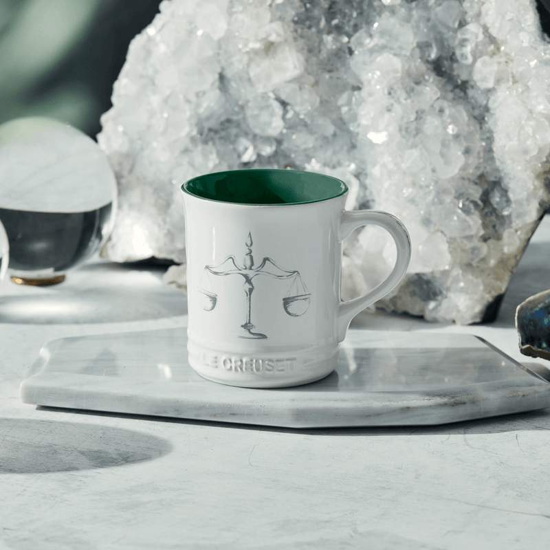 Caneca Seattle Zodíaco Libra Branca 400ml Le Creuset