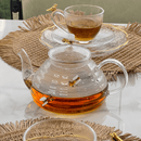 Chaleira de Vidro com Filtro Lovely bee Abelha 650ml