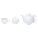 Conjunto 3 Peças Porcelana Para Chá e Café Birds Branco
