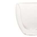 Copo para Café Coração Parede Dupla em Vidro Borossilicato 80ml