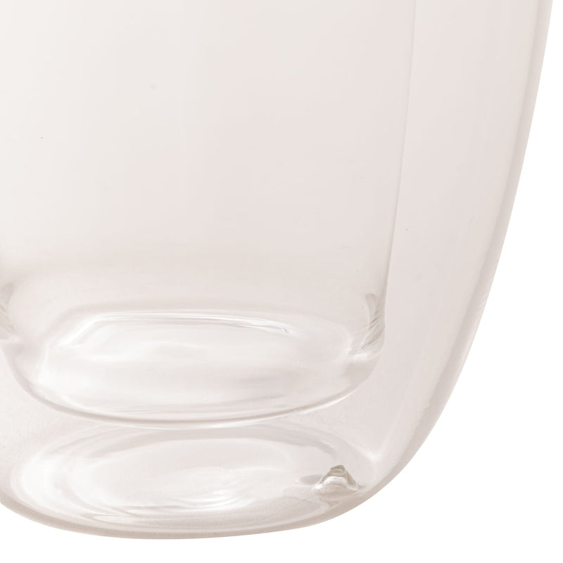 Copo para Chá Parede Dupla em Vidro Borossilicato Transparente 260ml