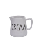 Cremeira de Leite Happy Cream Cerâmica Branca 12,5cm Cozinha Compacta