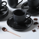 Jogo 6 Xicaras de Café com Pires Orgânico Eclipse 120ml