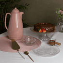 Garrafa Térmica de Plástico Bambu Rosa 1 Litro