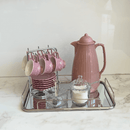 Garrafa Térmica de Plástico Bambu Rosa 1 Litro