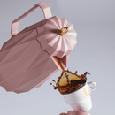 Garrafa Térmica de Plástico Diamond Rosa 1 Litro