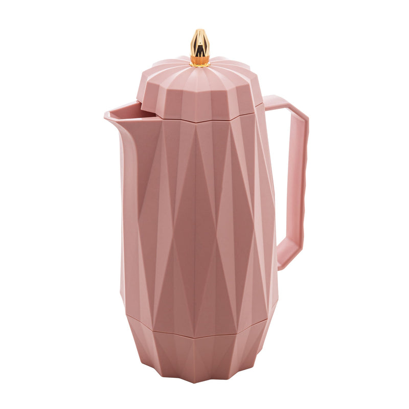 Garrafa Térmica de Plástico Diamond Rosa 1 Litro
