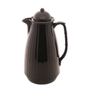 Garrafa Térmica de Plastico e Bambu Preto 1 Litro