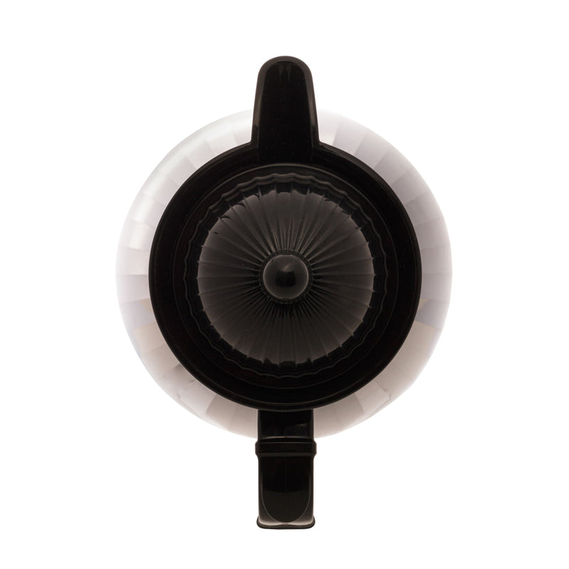Garrafa Térmica de Plastico e Bambu Preto 1 Litro