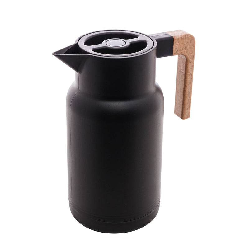 Garrafa Térmica de Plástico Organic Preta 1 Litro