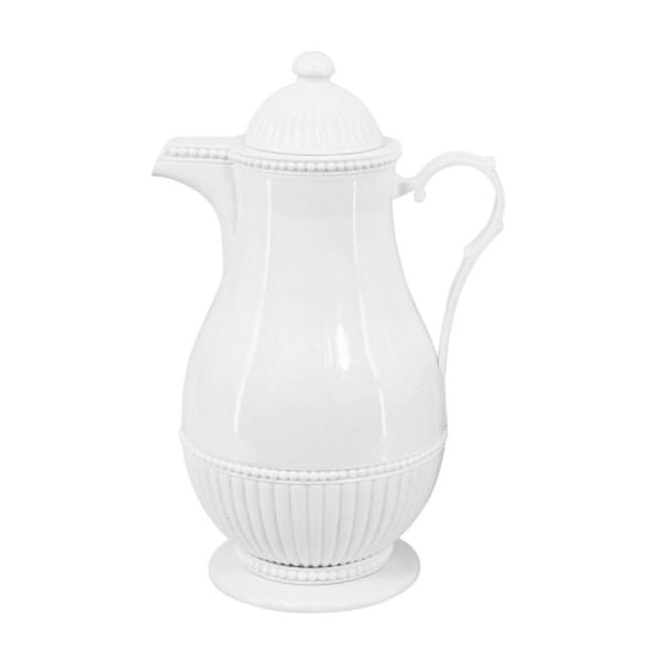 Garrafa Térmica de Plástico Vintage Branca 1 Litro